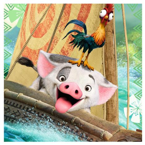 Disney Moana 3 x 49pc Jigsaw Puzzles Extra Image 2